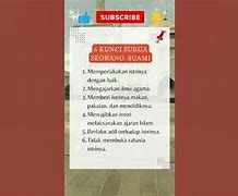 Kunci Surga Seorang Suami