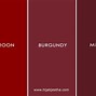 Warna Merah Maroon Cocok Dengan Warna Apa